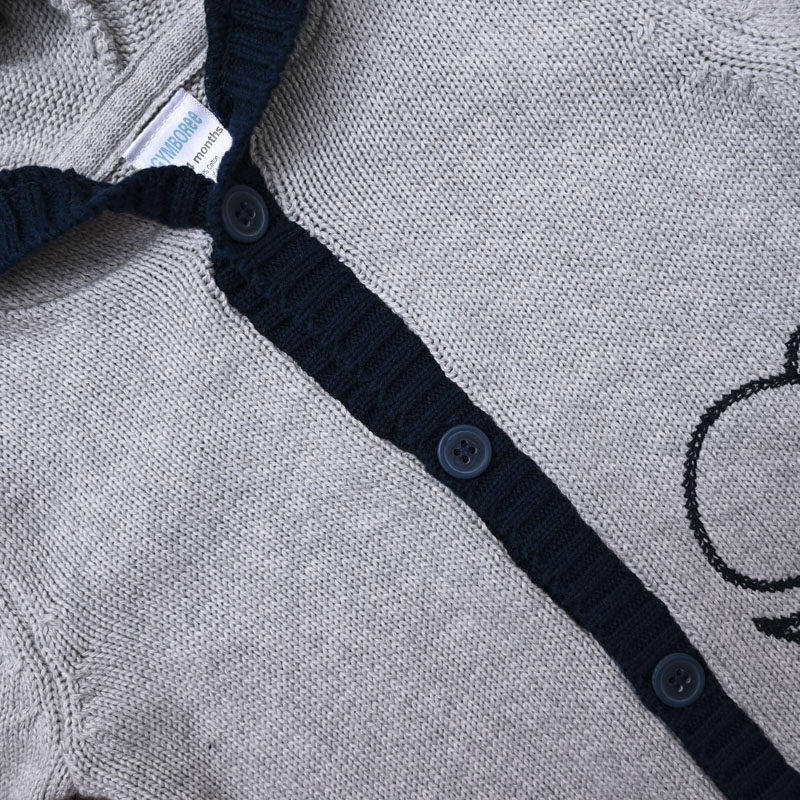 外贸欧美男宝春秋毛线衣长袖连帽开衫上衣男童可爱针织衫外套毛衣,淘宝优惠券,粉丝福利购,淘宝优惠卷