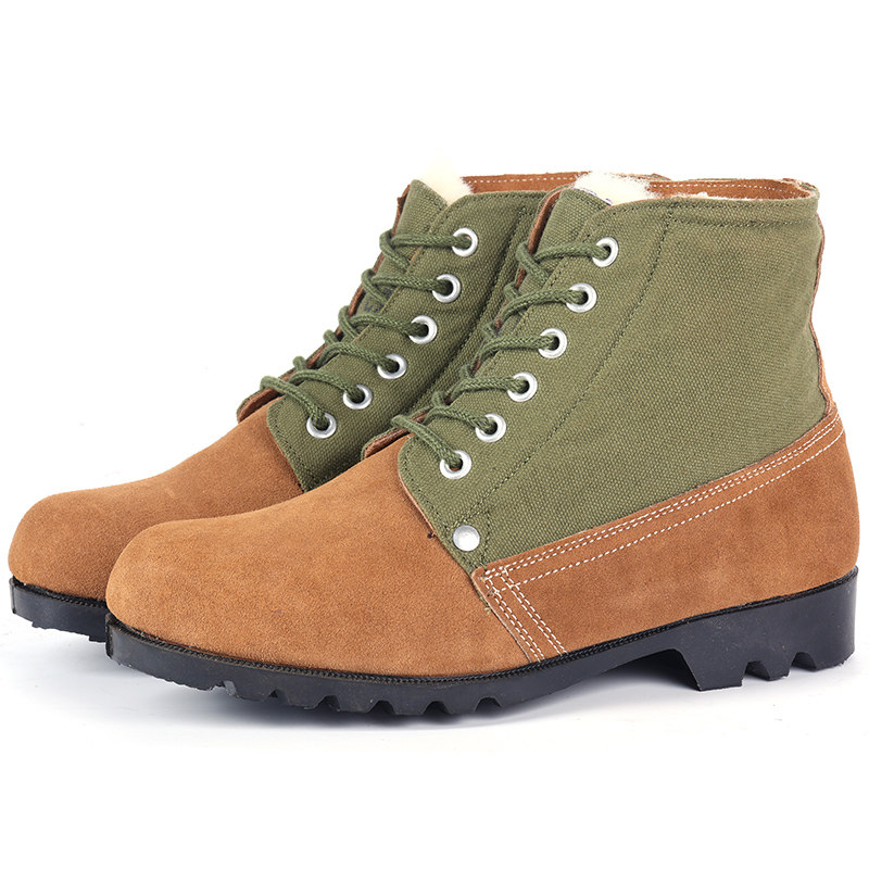 强人3515防寒靴冬季加绒羊毛男靴子 3515时尚雪地靴