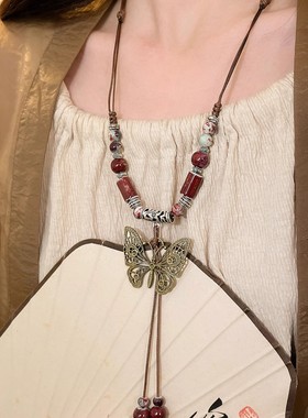 新中式民族风项链女2025新款