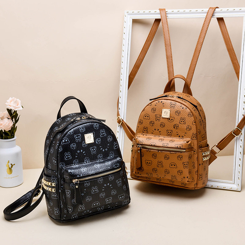 超火的2020新款女士双肩韩版双肩包 歌古娅双肩背包