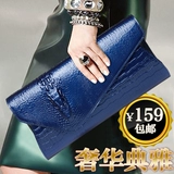 Длинная кожаная модная универсальная сумка с петлей на руку, сумка через плечо, маленькая сумка клатч, цепь, коллекция 2023, яркий броский стиль