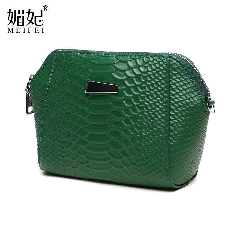 2020新款皮真皮女斜挎迷你手机包 媚妃女士包袋