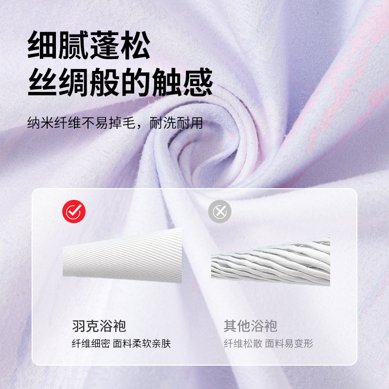 游泳速干浴巾女连帽斗篷可穿式吸水巾成人浴袍海边防晒沙滩巾