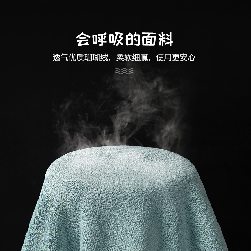 来鸟运动专营店儿童浴巾加厚宝宝婴儿洗澡带帽斗篷柔软吸水速干不掉毛游泳浴袍0