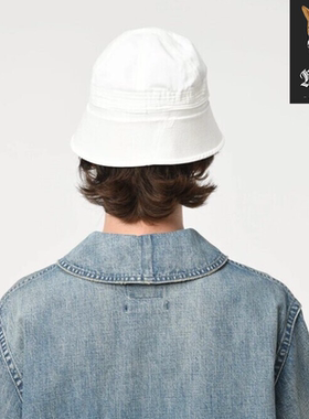 折扣BOWWOW USN SAILOR HAT 纯色夏季沙滩遮阳防晒渔夫帽 25SS
