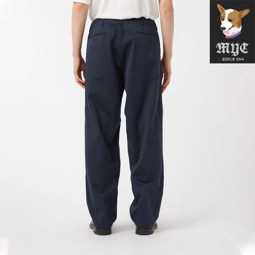 现货 NANAMICA Wide Chino Pants 宽版纯色斜纹棉布休闲长裤25AW - 图1