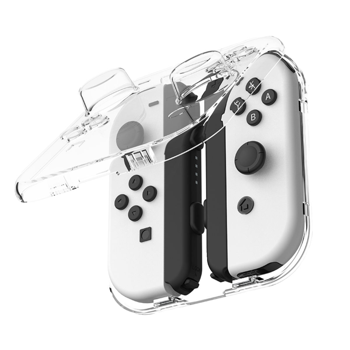 任天堂Switch手柄收纳包Joycon保护盒JC收纳包防尘高透磁吸保护盒-图3