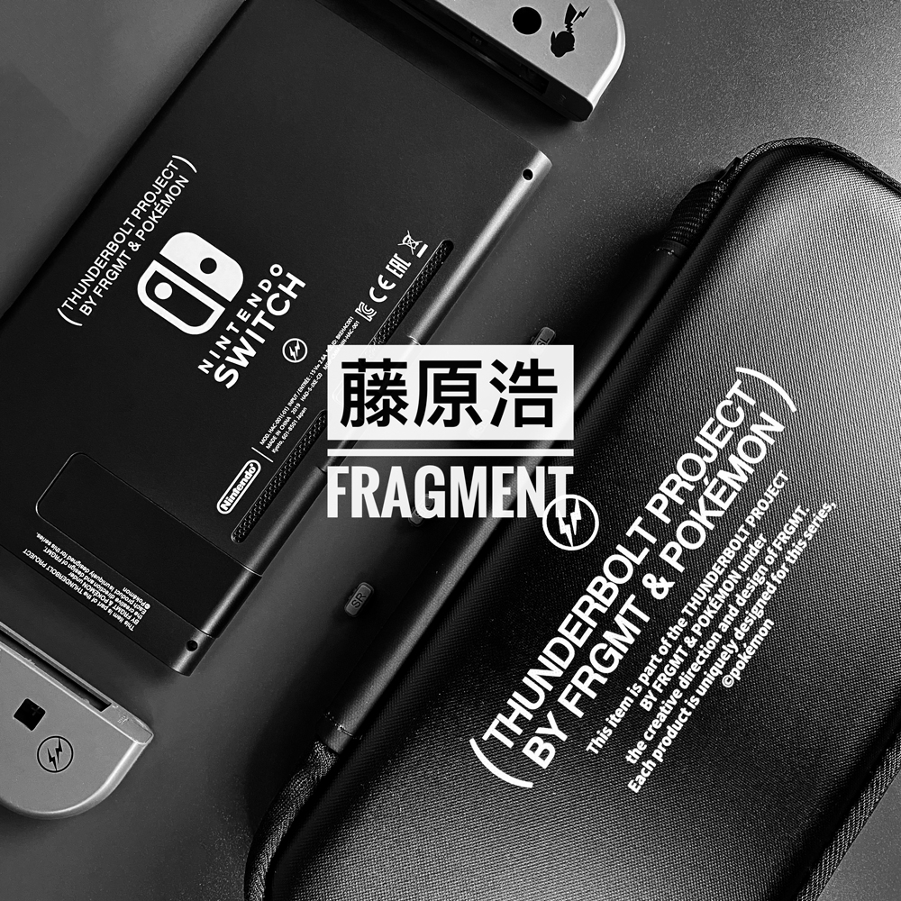 任天堂switch oled Frgmt藤原浩皮卡丘收纳包改装机壳ns限定底座-图0