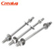 Double-headed bolt stainless steel wall-through screw set