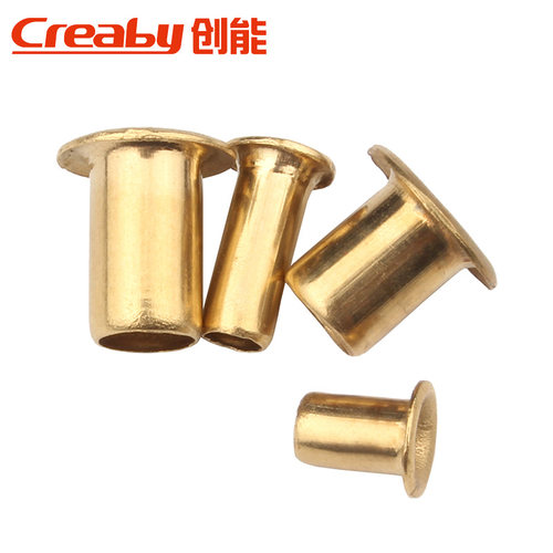 铜鸡眼铆钉空心铜铆钉扣单机管过孔通芯帽钉M2/M2.5M3/M3.5M4(X) - 图3