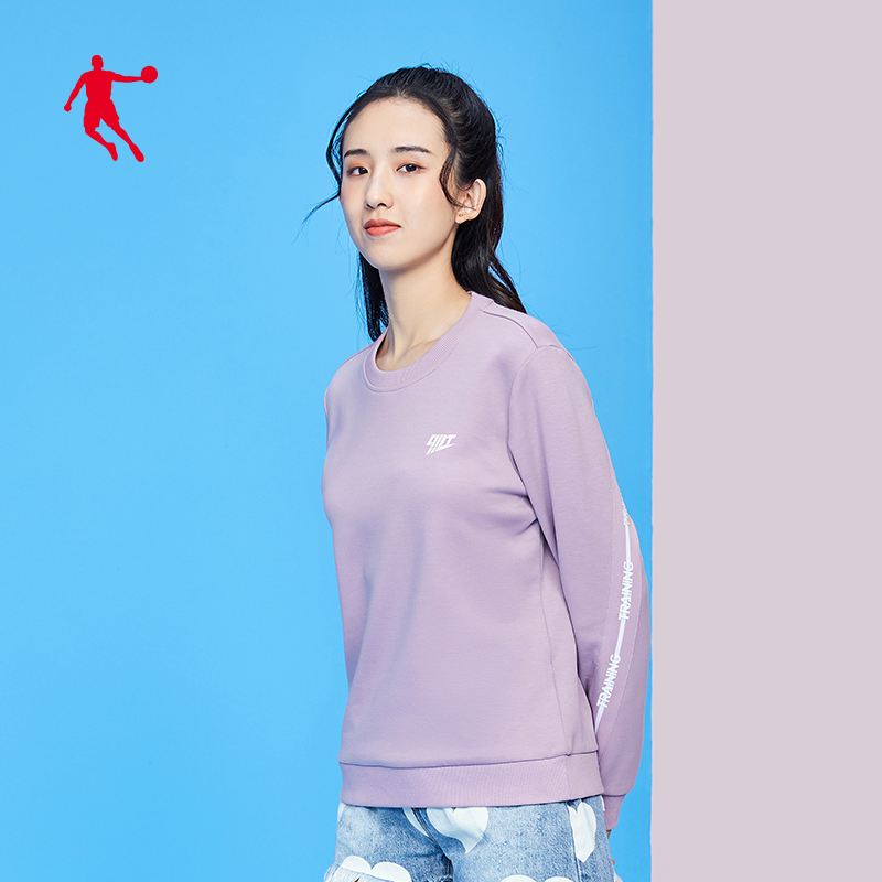 Jordan Women's Long Sleeve T-shirt Women's 2020 Spring New Round Neck Casual Sports Top Women's Knitted Sweater Long T