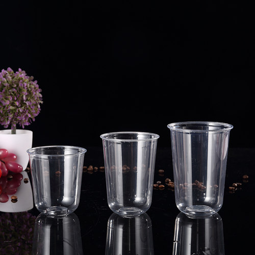 一次性PET冰激淋喜茶雪糕杯360ML胖胖U型冰淇淋酸奶圣代杯带盖100 - 图3