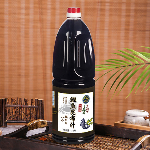 渔遇见鱼鲣鱼汁1.8L炒菜盖浇饭调味汁海鲜捞汁鲜味汁商用日式酱油 - 图0
