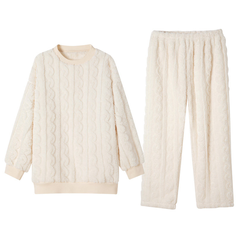 女士2022年新款男情侣珊瑚绒睡衣 dahuahome睡衣/家居服套装