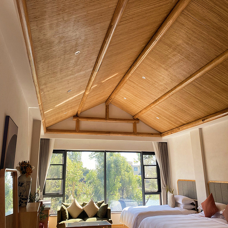 竹片竹帘竹席装修材料酒店民宿木屋餐厅茶楼吊顶背景墙面复古装饰,淘宝优惠券,粉丝福利购,淘宝优惠卷