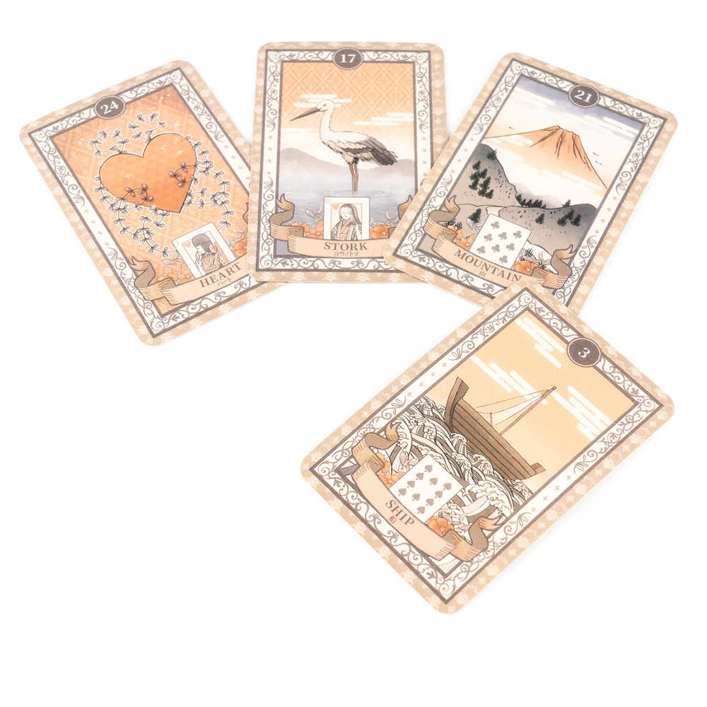 大正日本风大正浪漫雷诺曼卡牌 taisho roman lenormand Cards - 图3