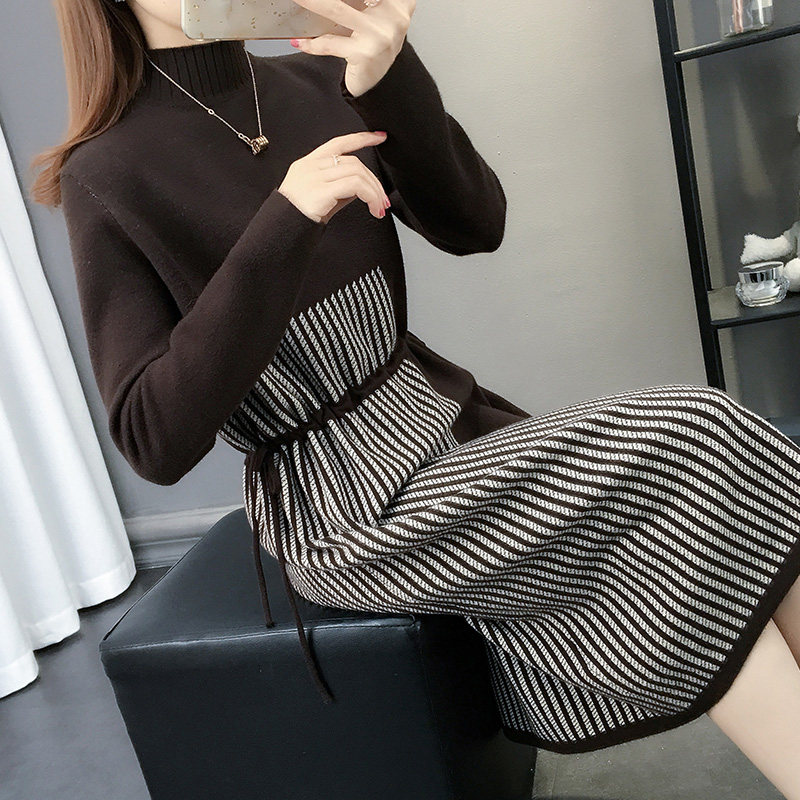 女士樱桃配大衣毛衣秋装2020年女裙 雪贝茜毛衣