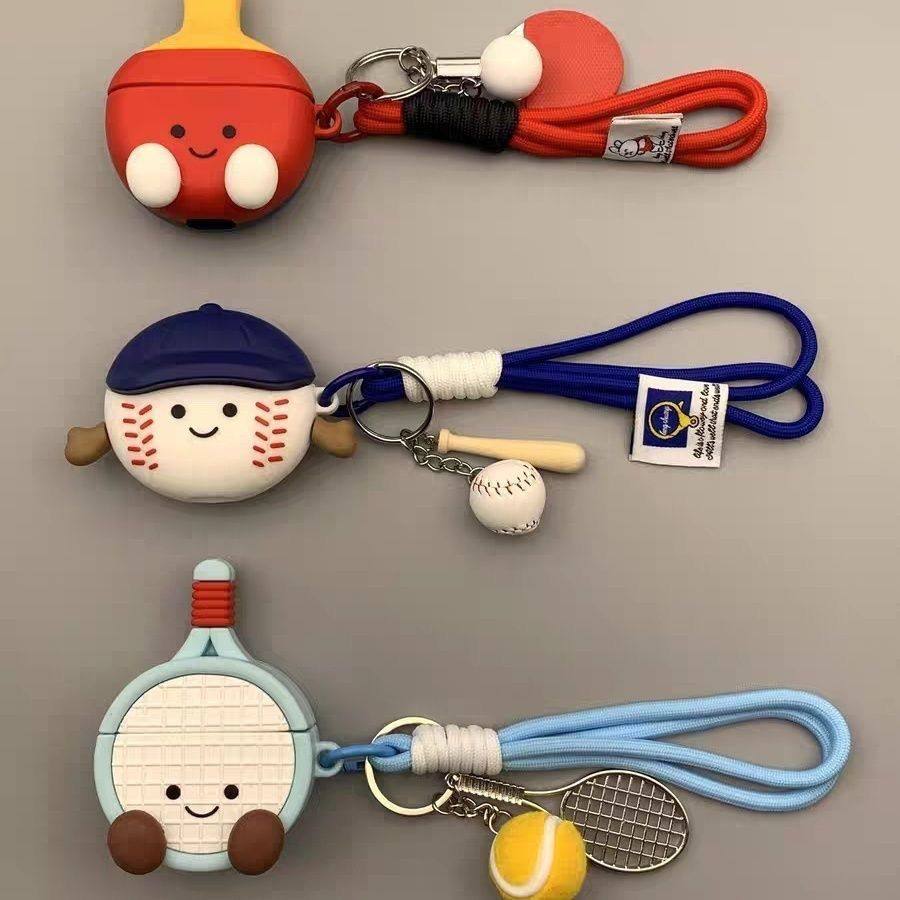 蓝帽子棒球适用新AirPods 4代耳机壳苹果蓝牙pro2代3代耳机保护套,淘宝优惠券,粉丝福利购,淘宝优惠卷