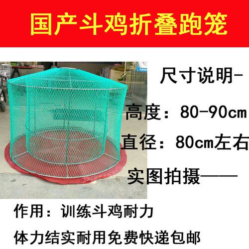 斗鸡跑笼斗鸡折叠跑笼斗鸡双层跑笼 斗鸡折叠笼 - 图0