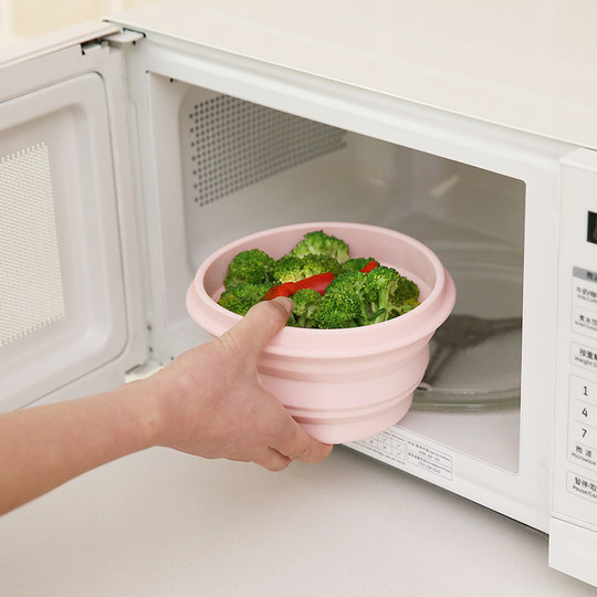 Food-grade silicone folding bowl for babies, no odor