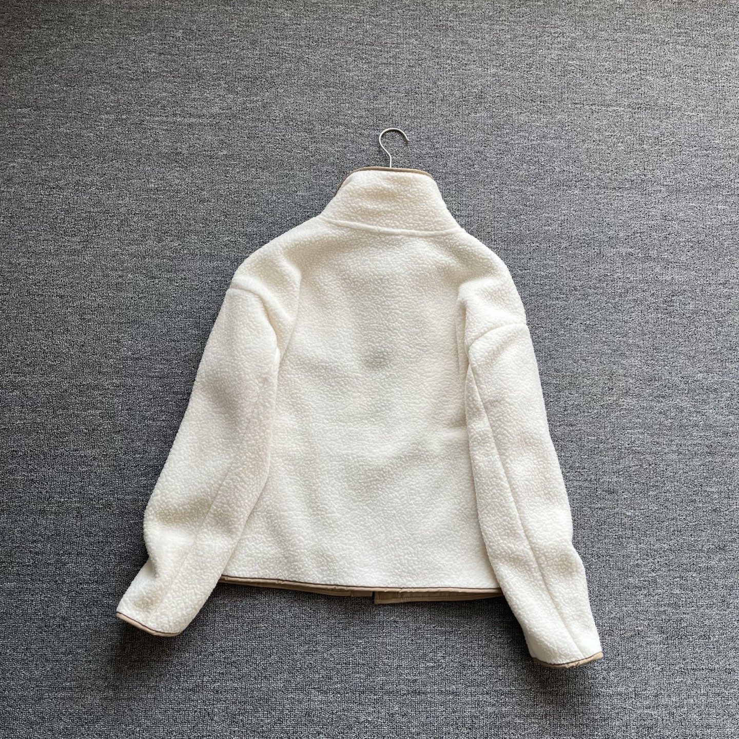 原单好货 摇粒绒撞色立领外套女春季冬款宽松休闲保暖抓绒上衣,淘宝优惠券,粉丝福利购,淘宝优惠卷