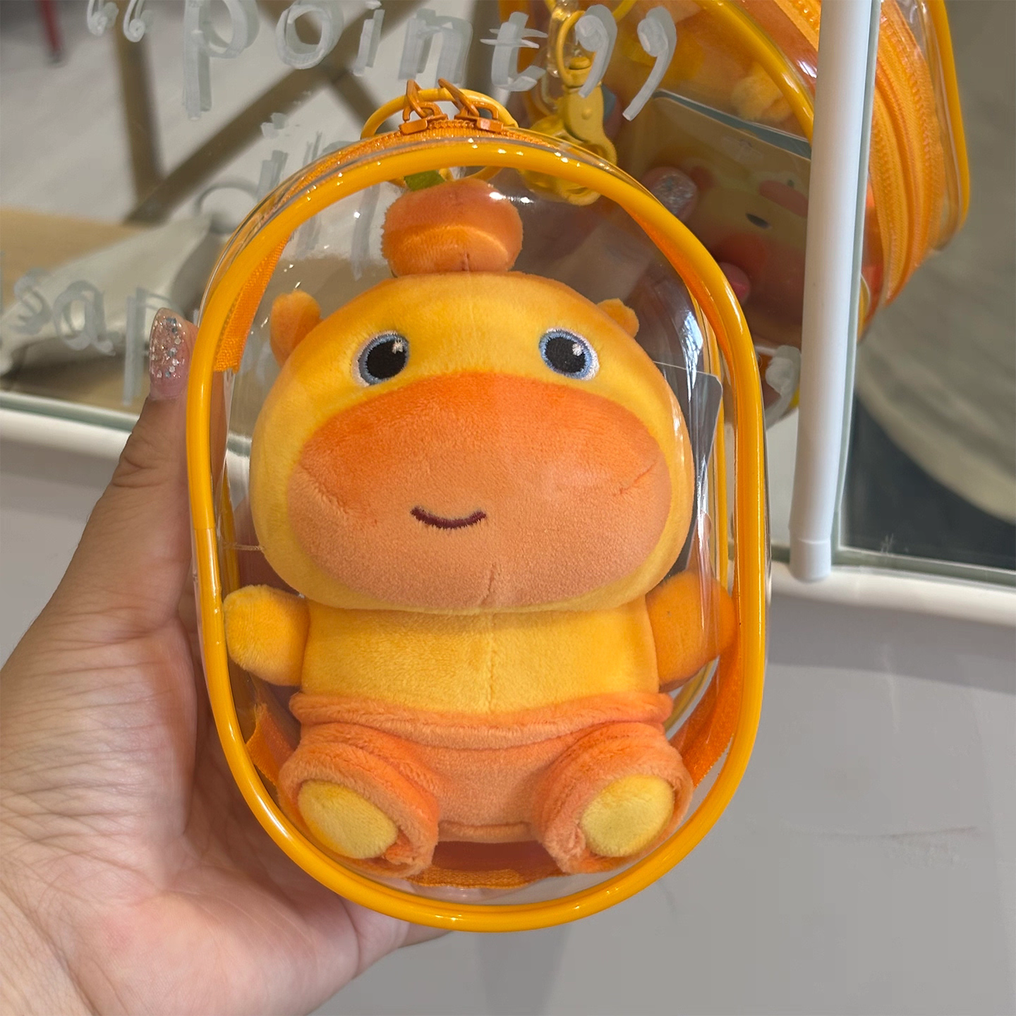 10CM13水豚噜噜遛娃包自嘲熊CHIIKAWA透明外出包痛包保护防尘收纳,淘宝优惠券,粉丝福利购,淘宝优惠卷