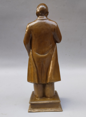 邓小平铜像大号书房办公室摆件