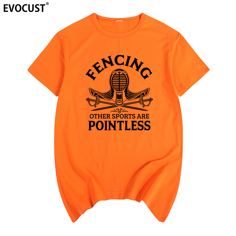Fencing击剑绅士重剑花剑术运动古典复古大学生男女短袖t恤