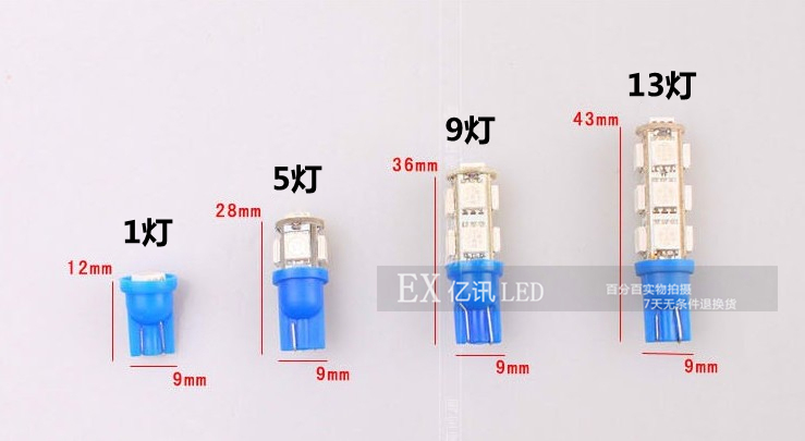 摩托车led雾灯改装鬼火一代雾灯转向电动车小灯 仪表灯泡踏板弯梁 - 图1