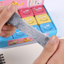 Plastic Drawing Rubber Discoloration Student Special Sketch Painting Clay Soft Child Erasable Rubber Fine Art Raw with eraser 6 Beginners wipe clean