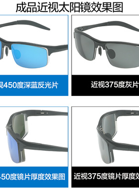 墨镜近视男士度数偏光镜定制
