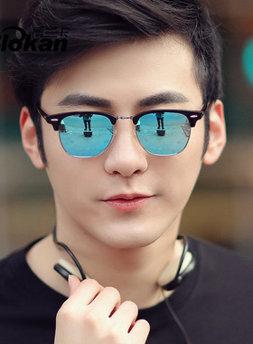 复古墨镜偏光镜男士女驾驶镜圆脸