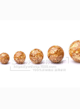 diy台湾金箔半成品项链手工隔珠