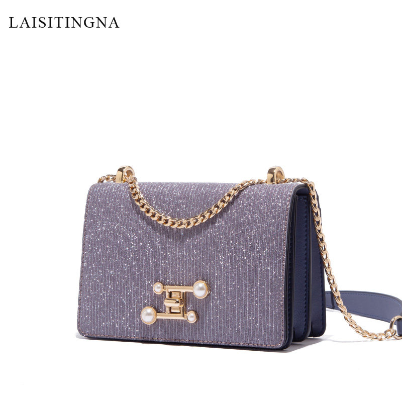 小ck单肩2020新款潮洋气链条包包 莱斯汀娜女士包袋