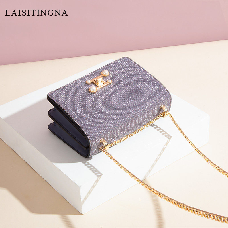 小ck单肩2020新款潮洋气链条包包 莱斯汀娜女士包袋