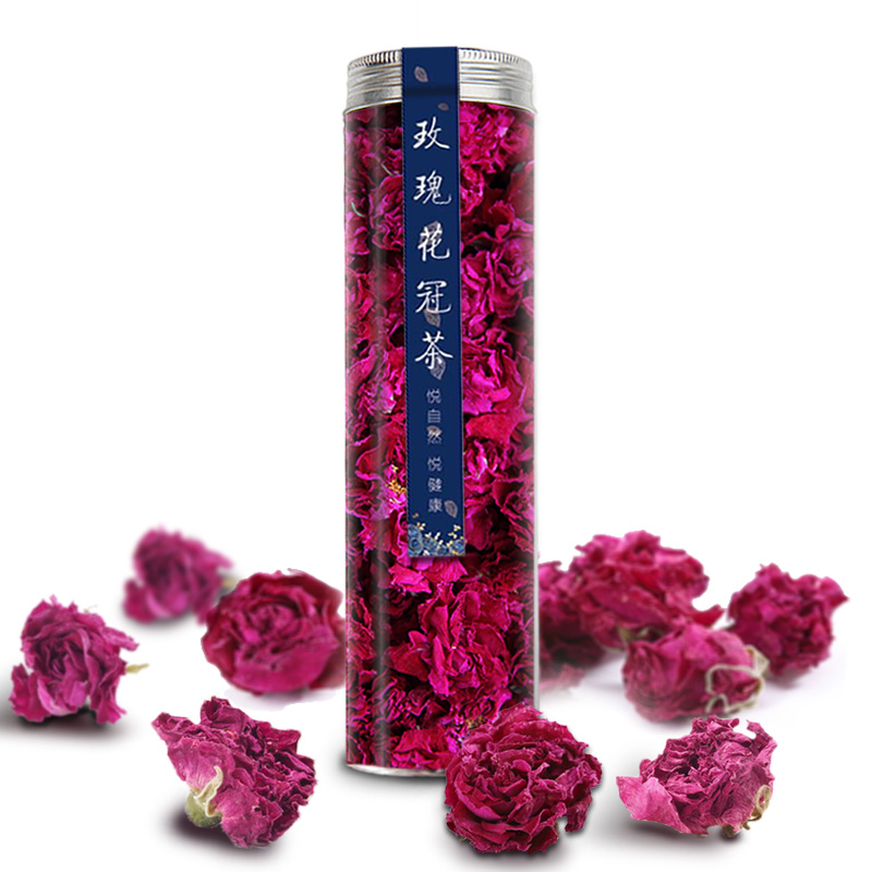 【买1发3瓶】平阴玫瑰花茶干玫瑰花冠大朵纯茶天然旗舰店正品 - 图2