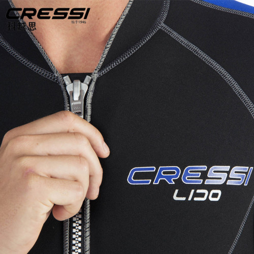 意大利 CRESSI LIDO潜水服 男女士连体潜水衣 短款2mm 浮潜 深潜 - 图2