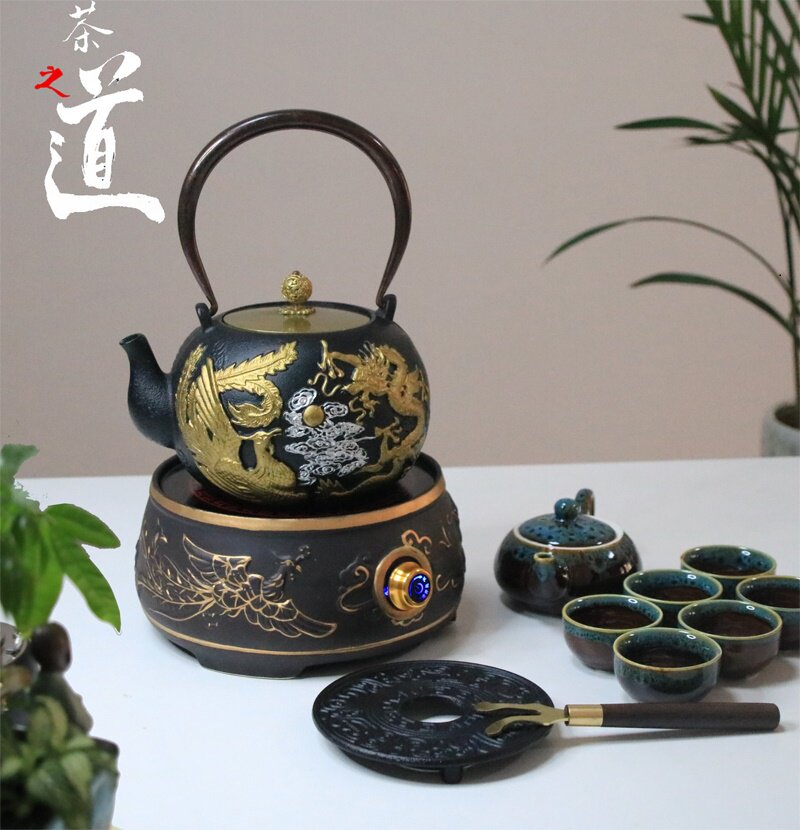 铁壶煮茶器光波炉小型迷你煮电陶炉 六颗钻电器电磁炉/陶炉