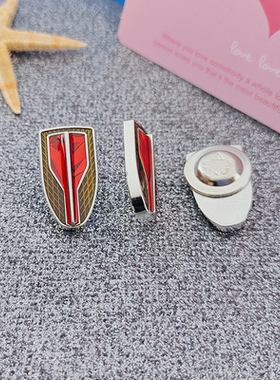 一汽车红旗胸针金属立体徽章