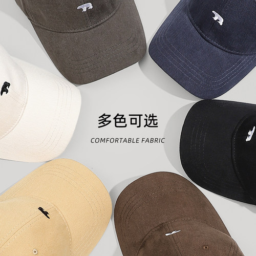 大头围棒球帽女春夏防晒2024新款深顶显脸小大宽帽檐鸭舌帽子男A - 图2