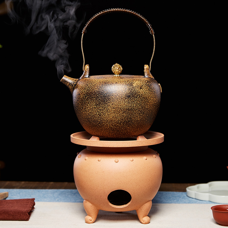 紫砂茶炉炭炉罐罐茶煮茶温茶器加热炉碳炉子炭火炉碳火风炉小陶炉 - 图3