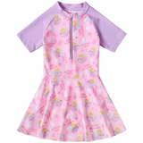 Детский летний быстросохнущий дышащий купальник, подходит для подростков, защита от солнца