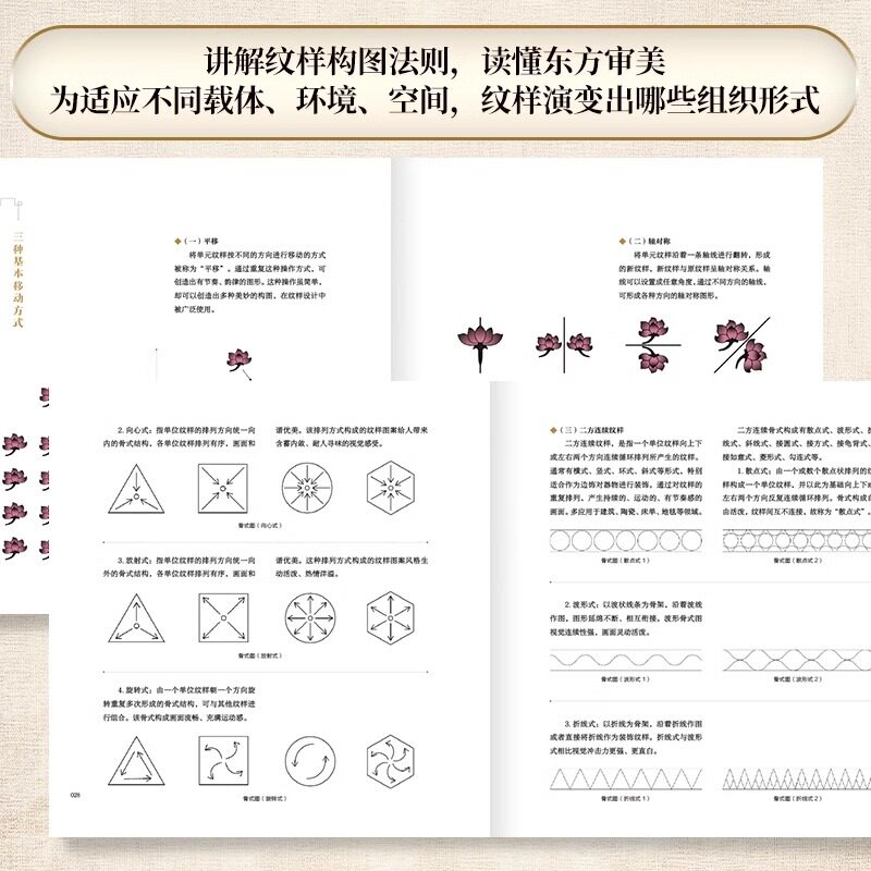 中国纹样 经典装饰纹样图鉴 100幅经典中国纹样复现中国纹样里的千年神韵 精选全球知名博物馆传世珍藏 看懂东方的神秘图腾 设计书