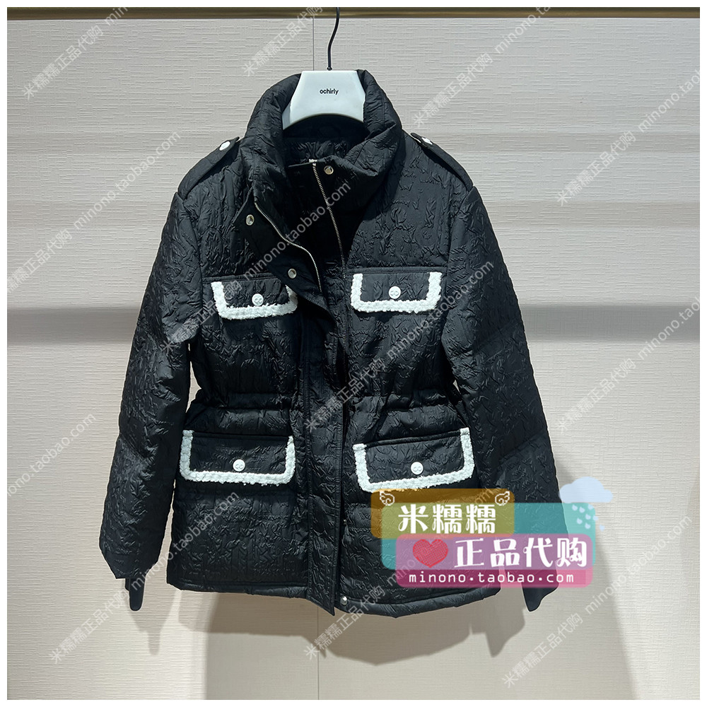 1WY433048F 欧时力 2022冬专柜正品口袋长袖羽绒服10A 2090