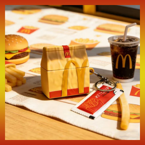 M记麦门ins牛皮纸打包袋airpods4保护套airpod3适用苹果pro1耳机壳二代无线蓝牙充电仓第三代ipods2代四代5盒 - 图3