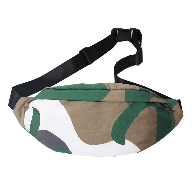 潮牌ins超火学生韩版运动女斜挎包 满江红箱包男士包袋