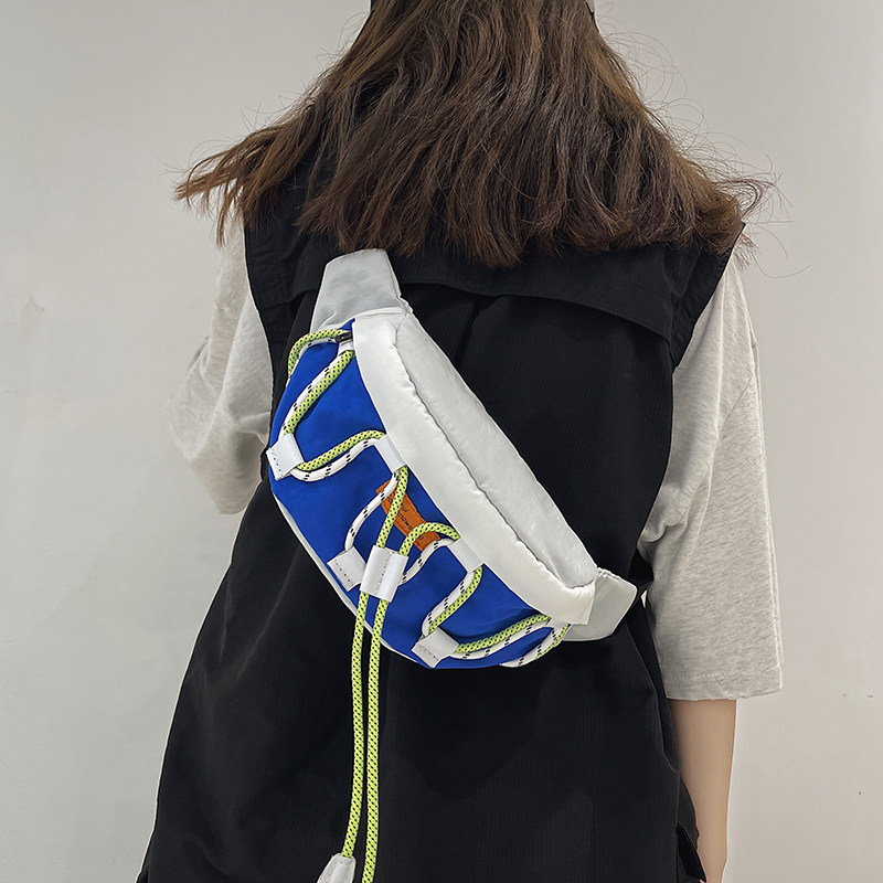 ins潮小包休闲潮牌胸包学生斜挎包 满江红箱包男士包袋