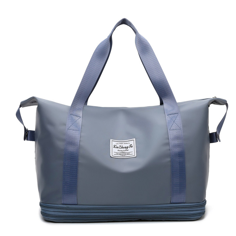 旅行包女大容量短途出差折叠收纳袋 满江红箱包旅行袋