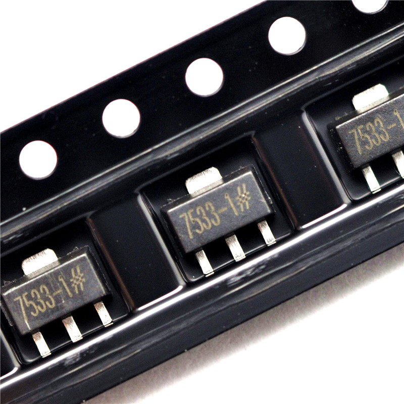 贴片三极管HT7533 HT7533-1低压差稳压管SOT-89(5只)输出3.3V_虎窝淘