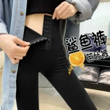 Акула, леггинсы, осенние демисезонные штаны, утягивающий пояс на талию, белье для коррекции формы бедер, одежда для йоги, по фигуре, в обтяжку